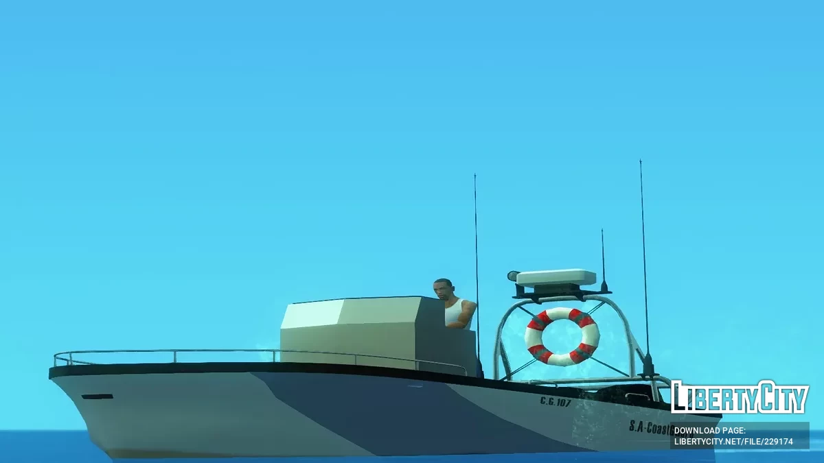 Dinka Guardia Costera de GTA 5 / Online [Estilo HD Unvierse / Vehfuncs] / GTA San Andreas