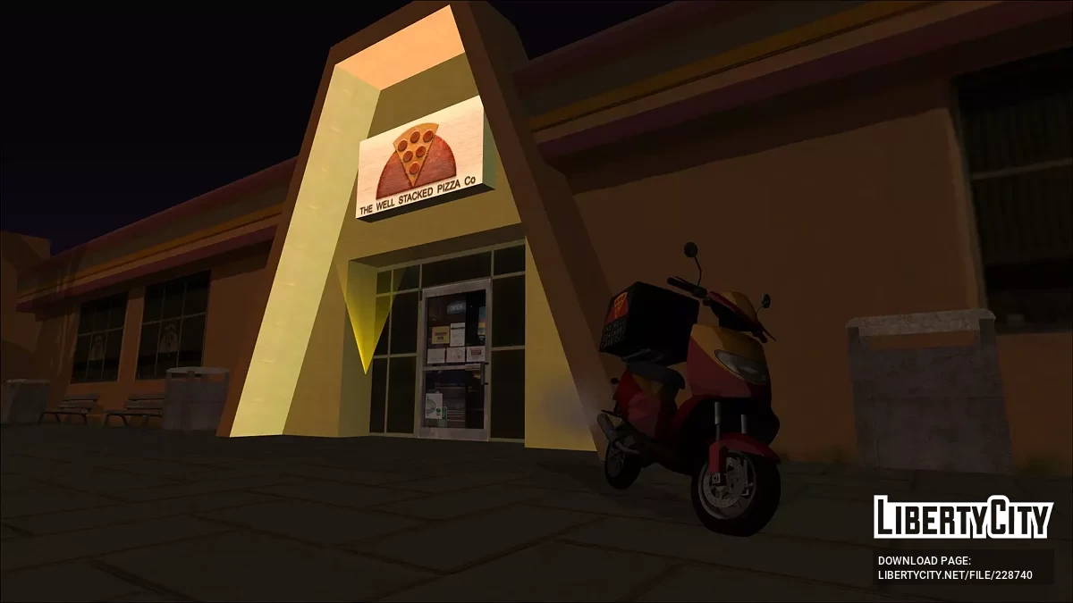 Pegassi Pizzaboy з GTA 5 / GTA San Andreas