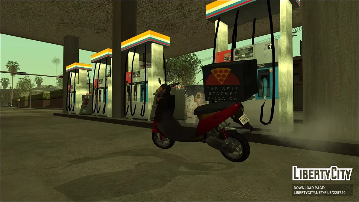 Pegassi Pizzaboy з GTA 5 / GTA San Andreas