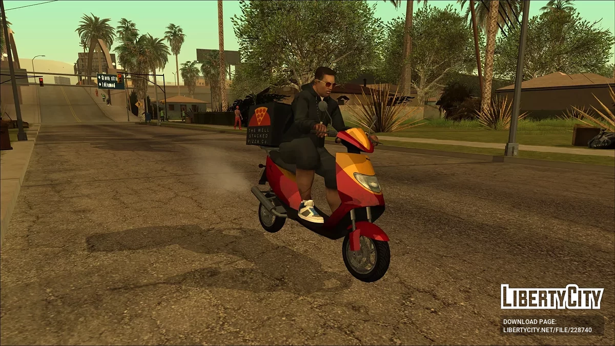 Pegassi Pizzaboy з GTA 5 / GTA San Andreas