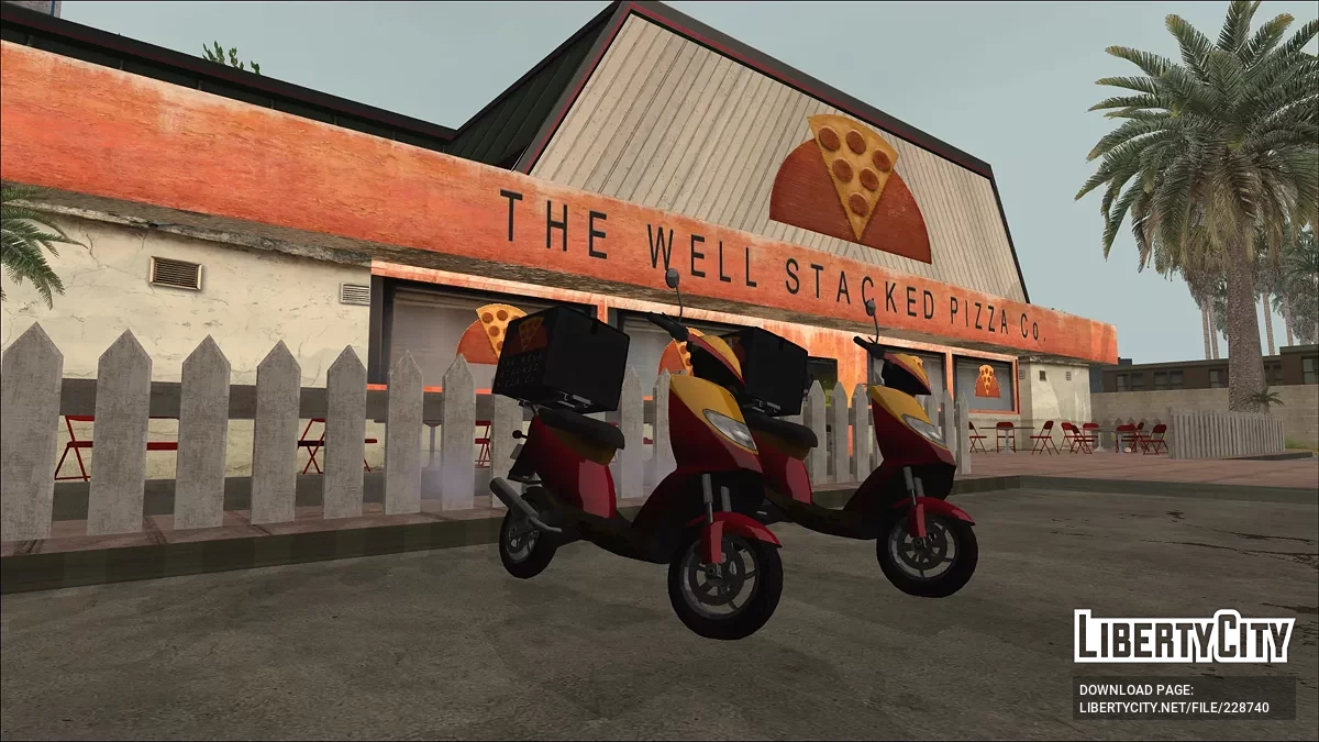 Pegassi Pizzaboy з GTA 5 / GTA San Andreas