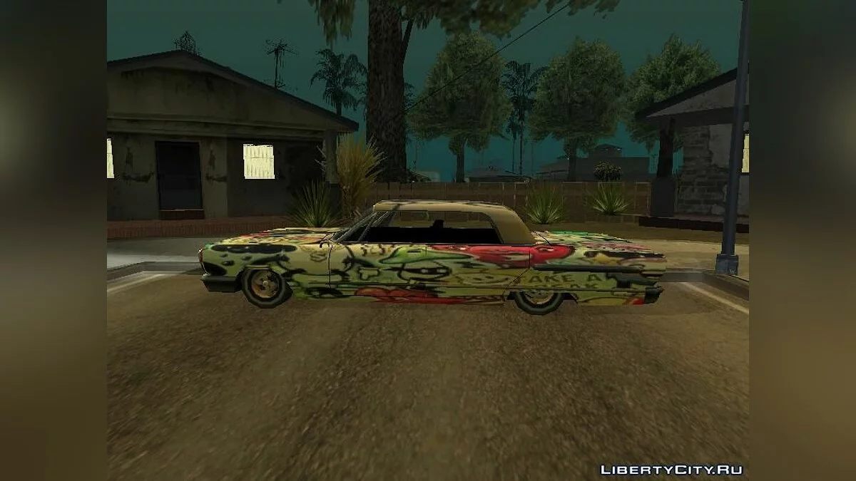 Вініл для Savanna в стилі ГРАФІТІ (Версія 3) / GTA San Andreas