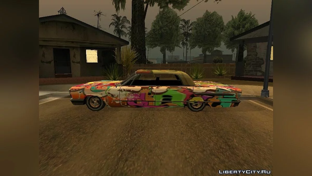 Вініл для Savanna в стилі ГРАФІТІ (Версія 3) / GTA San Andreas