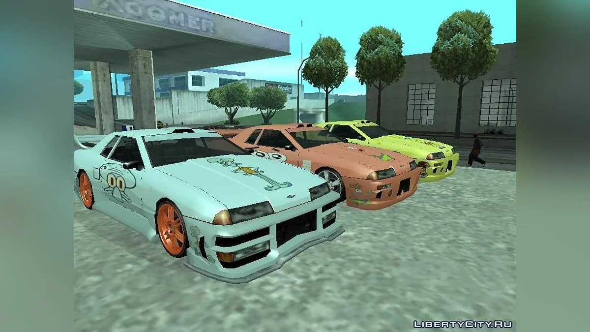3 Vinyls for Elegy from the \"SpongeBob\" Cartoon / GTA San Andreas