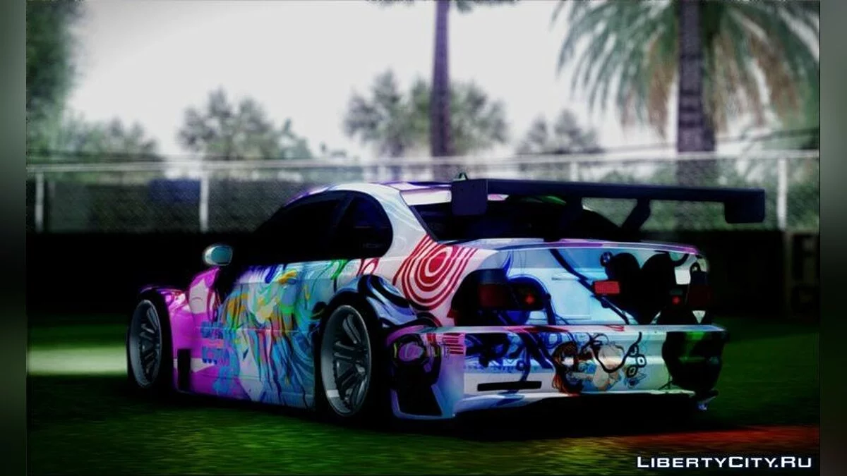 BMW M3 E46 GTR Golden Time Itasha / GTA San Andreas