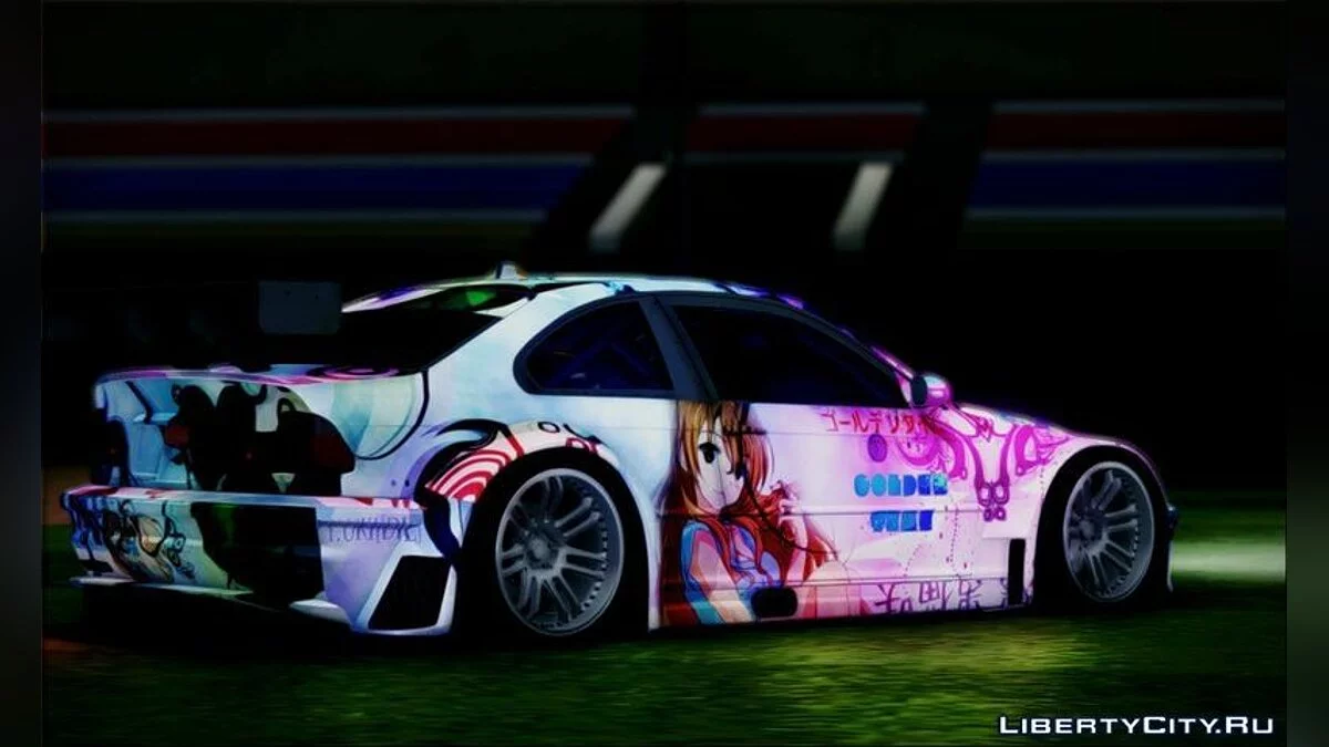 BMW M3 E46 GTR Golden Time Itasha / GTA San Andreas