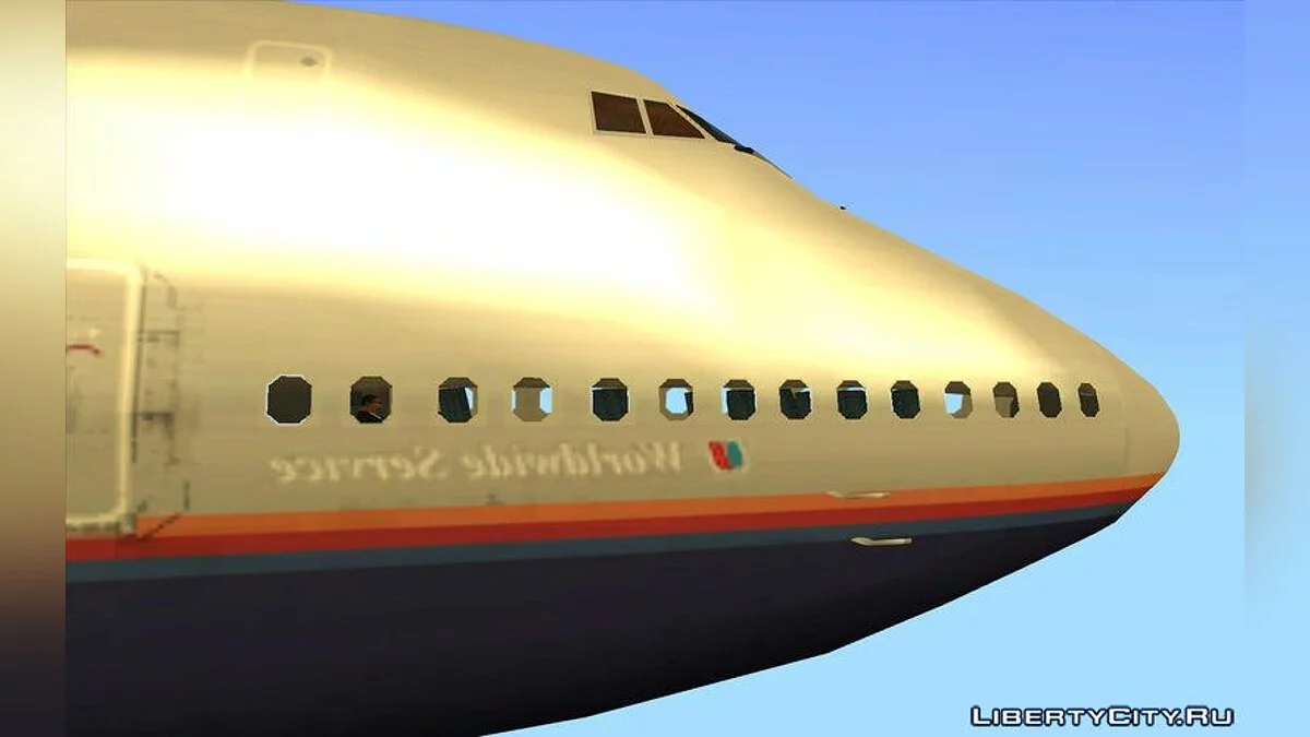 Boeing 747-100 United Airlines / GTA San Andreas