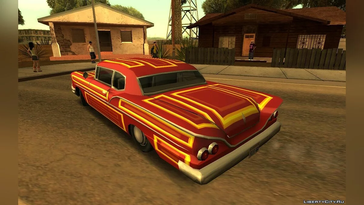 Оригінальні покраски для лоурайдерів у HD / GTA San Andreas