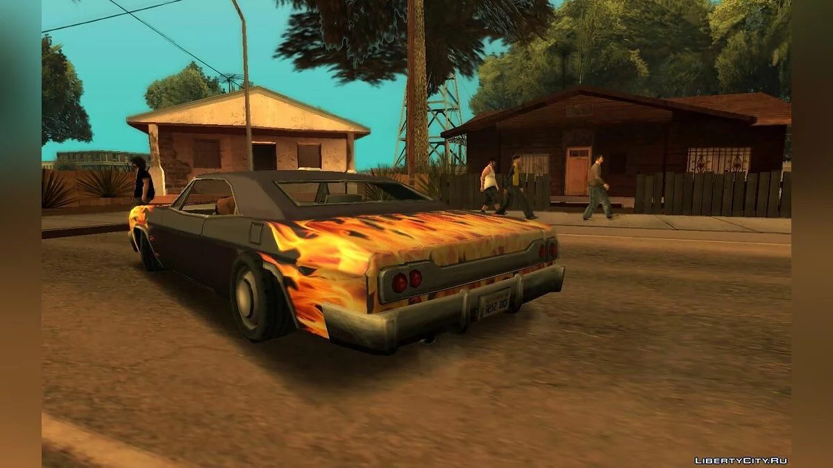Оригінальні покраски для лоурайдерів у HD / GTA San Andreas