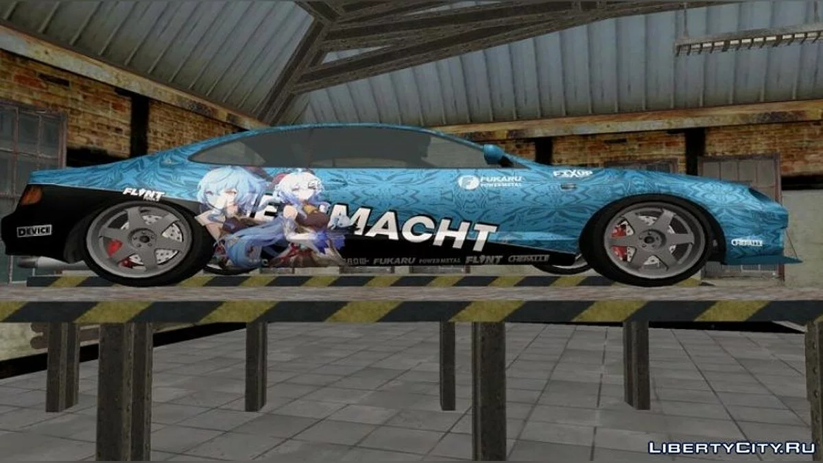 Karin Calico GTF - Pintura Ganyu / GTA San Andreas