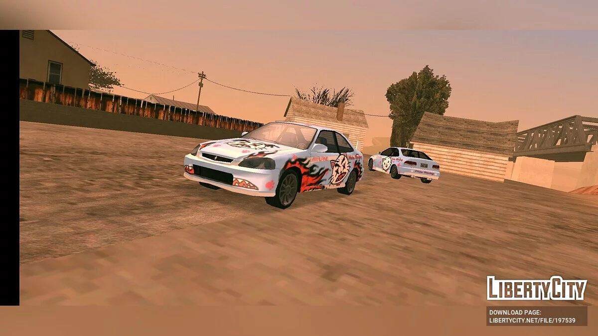 Nuevos vinilos para Honda Civic / GTA San Andreas