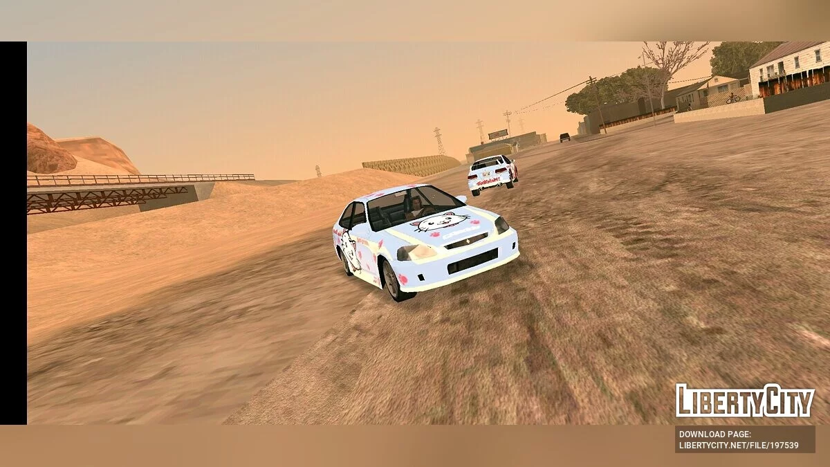 Nuevos vinilos para Honda Civic / GTA San Andreas