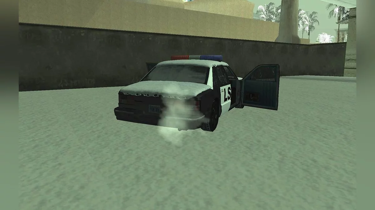 Police LS winter Retexture / GTA San Andreas