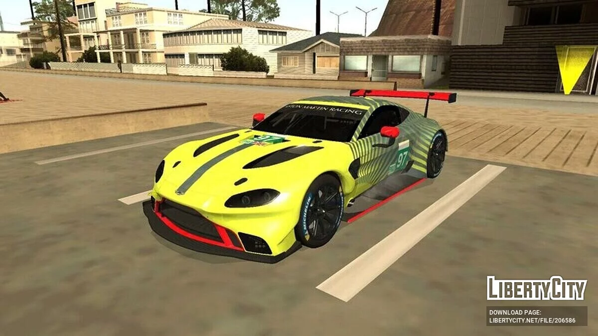 2019 Aston Martin Vantage GTE [3 Skema Warna] / GTA San Andreas