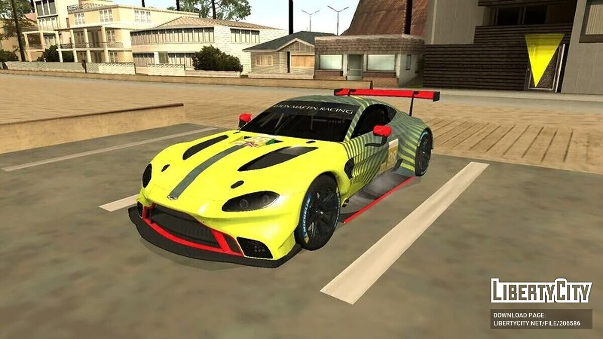 2019 Aston Martin Vantage GTE [3 Skema Warna] / GTA San Andreas
