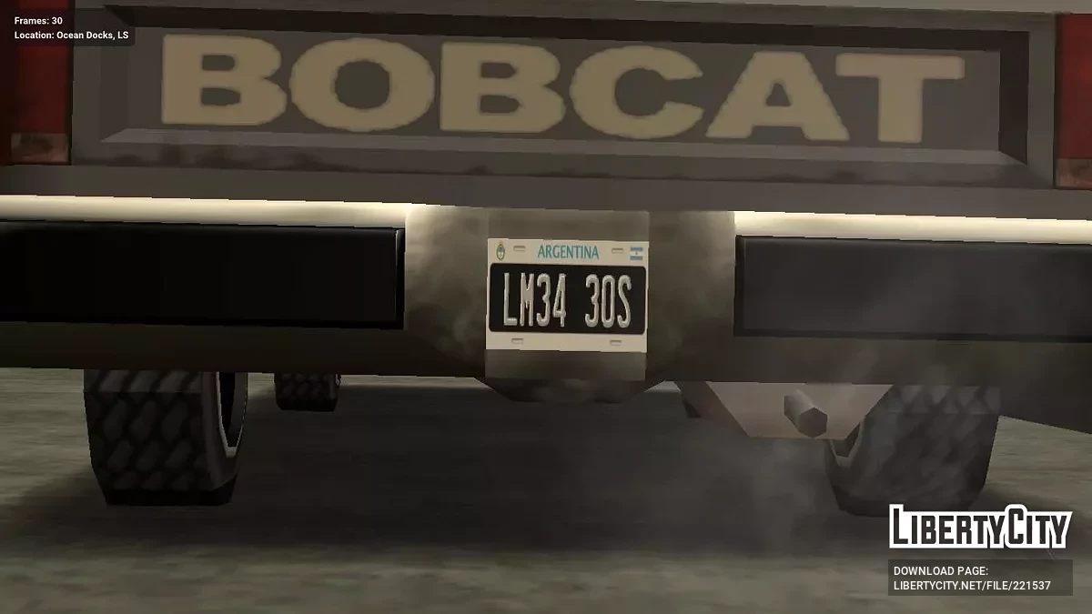 Plat Nomor Argentina / GTA San Andreas