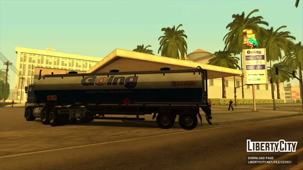 '90s Brute Tanker Trailer Lore Friendly Liveries (+EXTRAS) / GTA San Andreas