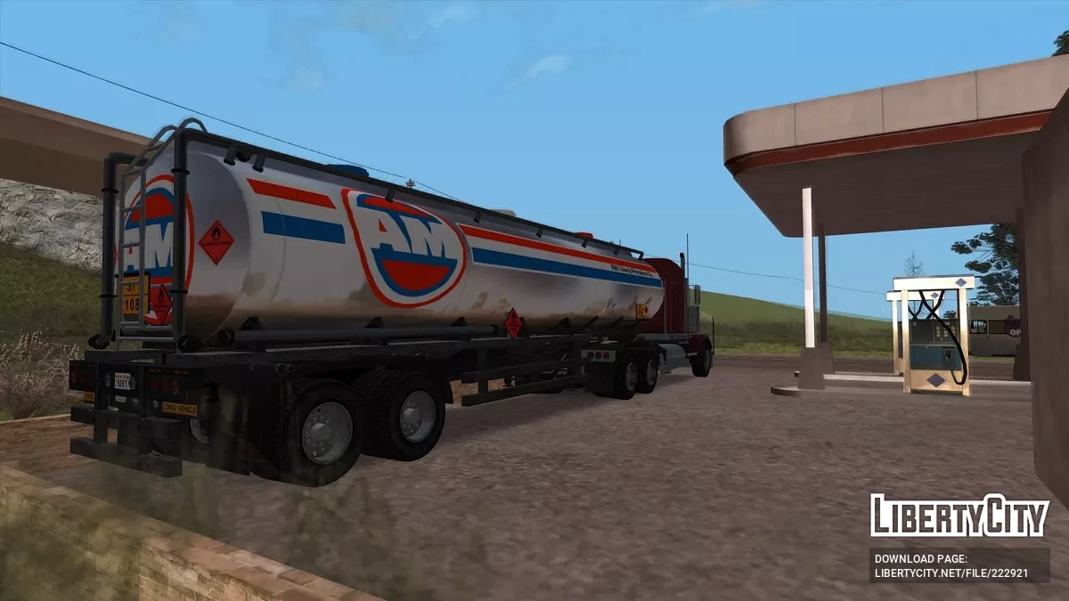 '90s Brute Tanker Trailer Lore Friendly Liveries (+EXTRAS) / GTA San Andreas