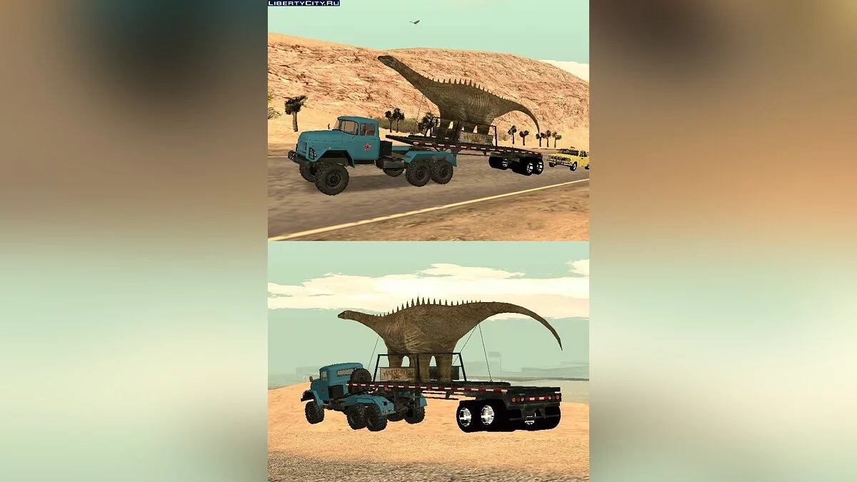 Dinosaur trailer / GTA San Andreas