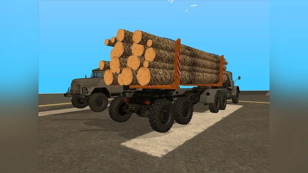 Trailer dissolution TMZ-802A (for ZIL 131V) / GTA San Andreas