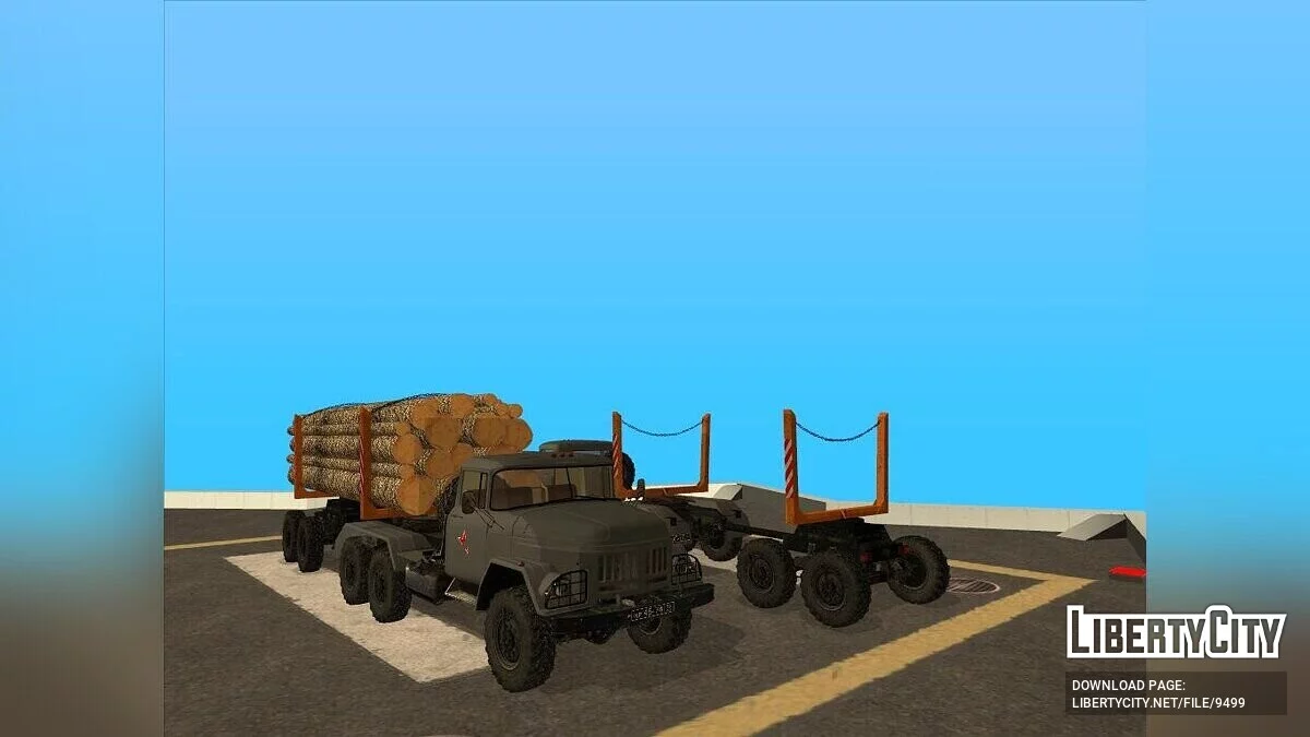 Trailer dissolution TMZ-802A (for ZIL 131V) / GTA San Andreas