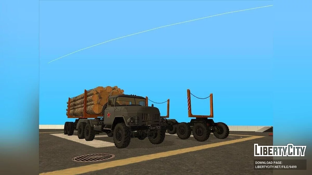Trailer dissolution TMZ-802A (for ZIL 131V) / GTA San Andreas