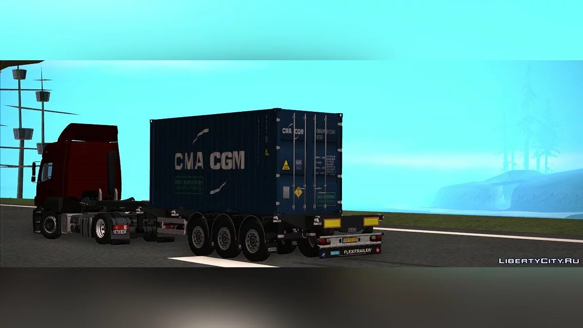 Trailer Pack (Gas,Container,Car Transporter) / GTA San Andreas