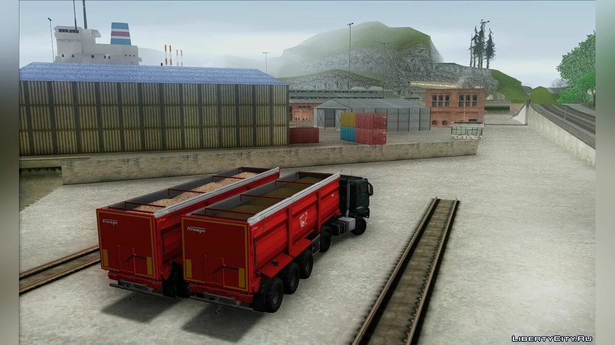 Полуприцеп - Krampe SB3060 mit Kupplung / GTA San Andreas