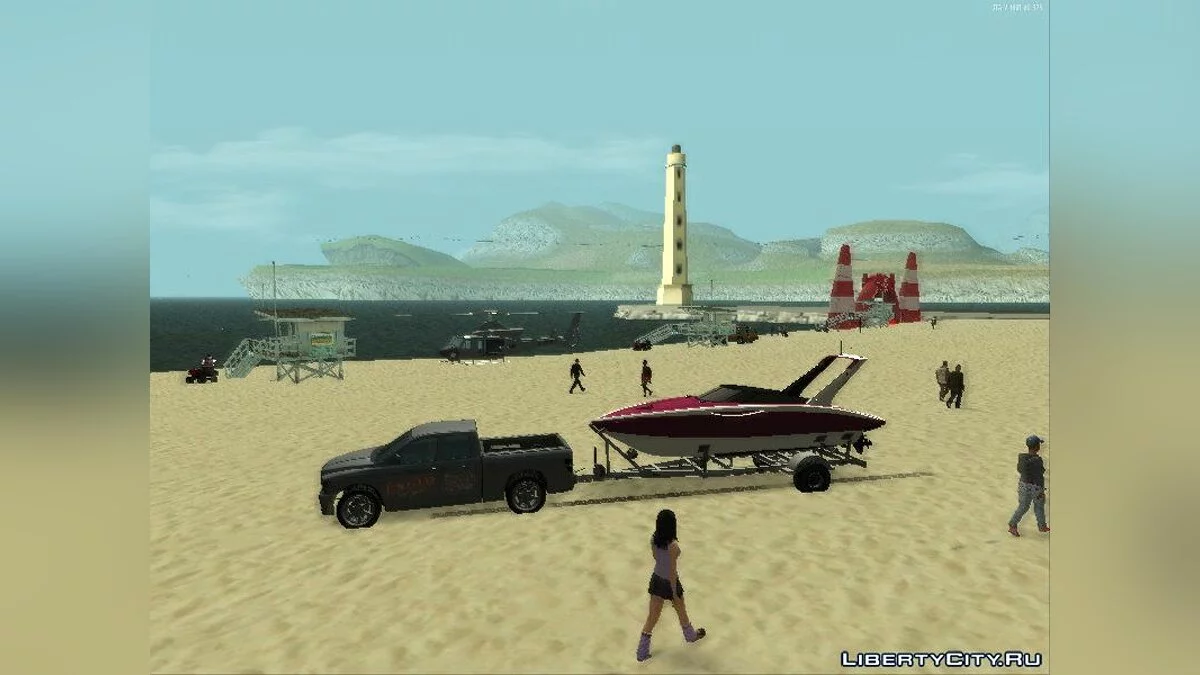 Remolque para barcos de GTA 5 [Add-On] / GTA San Andreas
