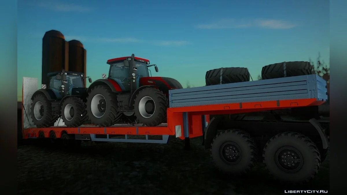 Трал із Тракторами Valtra S / GTA San Andreas