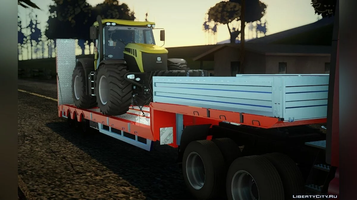 Трал з трактором JCB Fastrac / GTA San Andreas