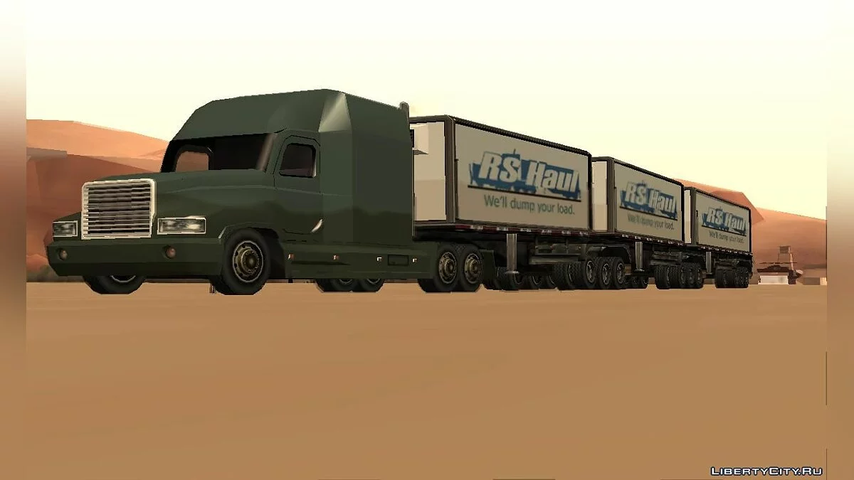 Paquete de Remolques B-Double Roadtrain [Estilo SA] / GTA San Andreas