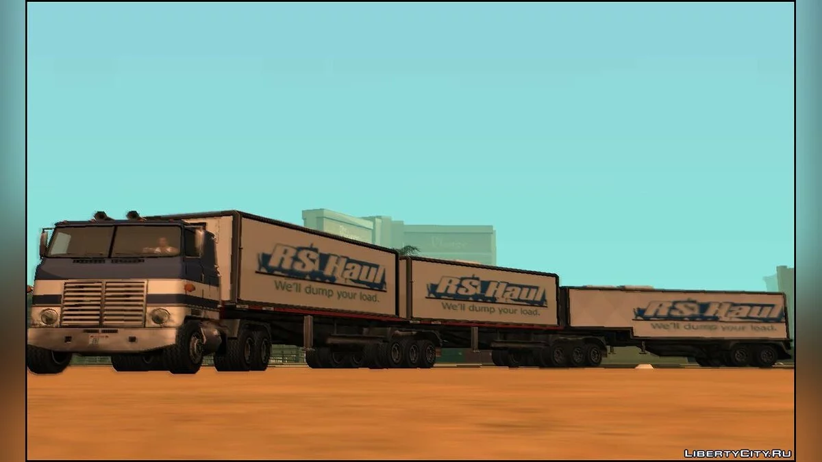 Paquete de Remolques B-Double Roadtrain [Estilo SA] / GTA San Andreas