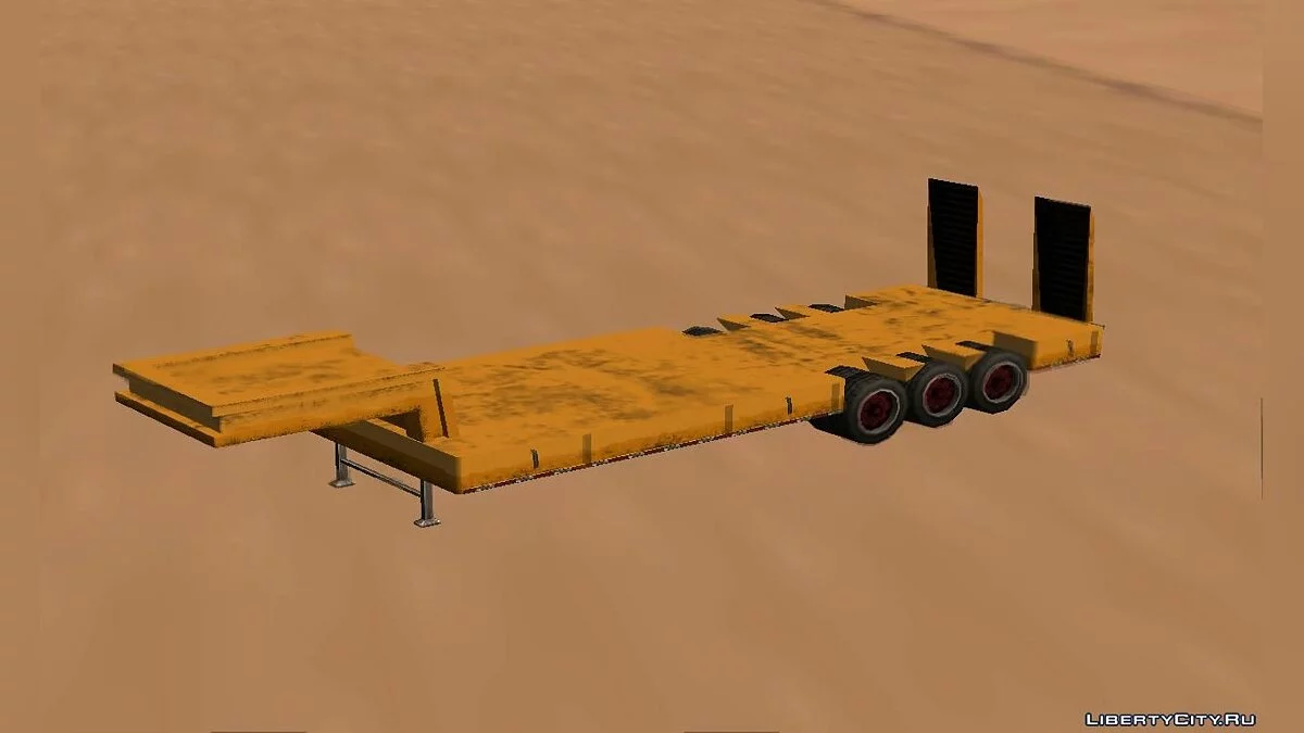 Lowboy Flat Trailer 6X6 [SA Style] / GTA San Andreas