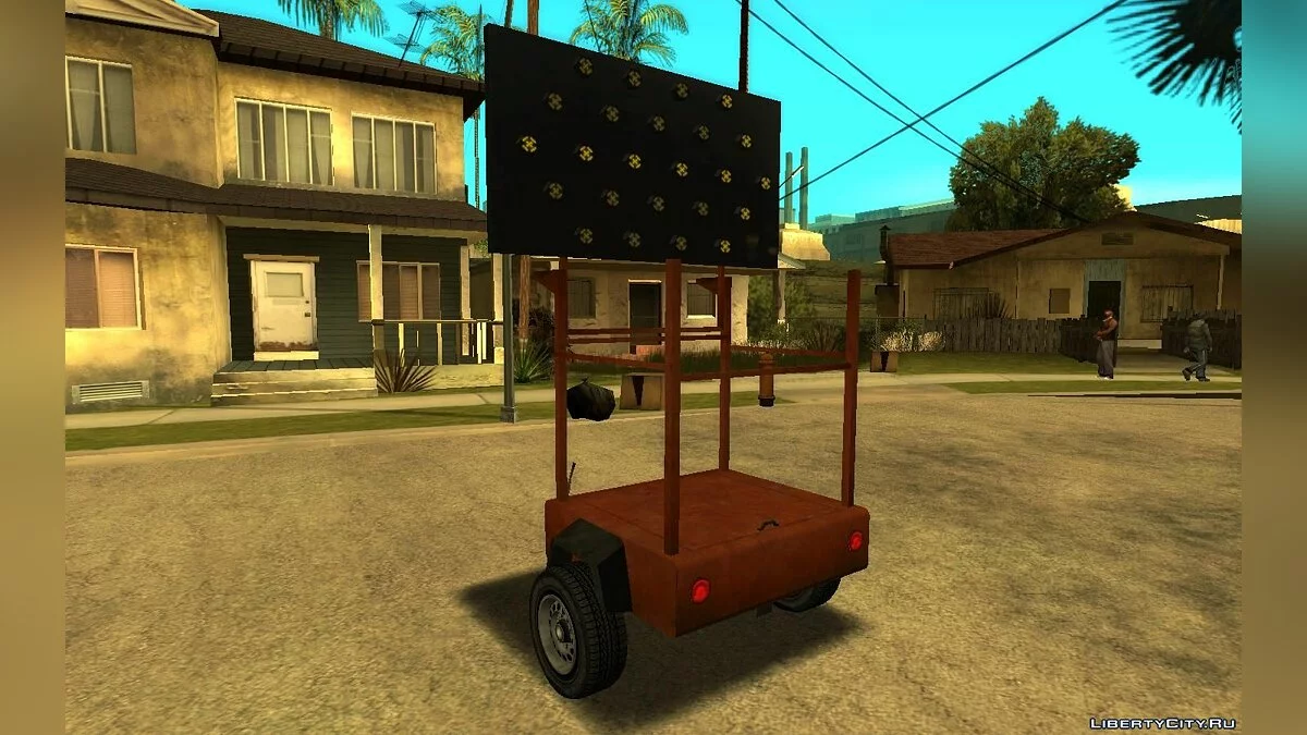 GTA 5 Arrowboard Trailer / GTA San Andreas