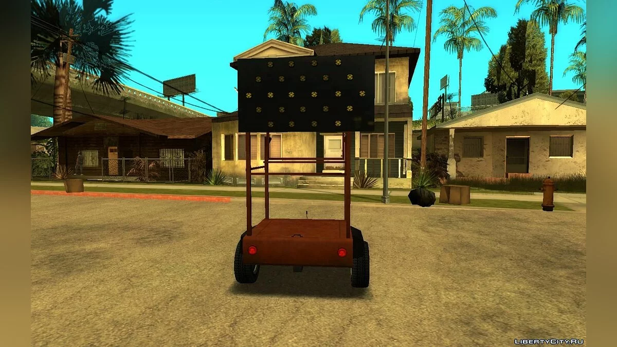GTA 5 Arrowboard Trailer / GTA San Andreas