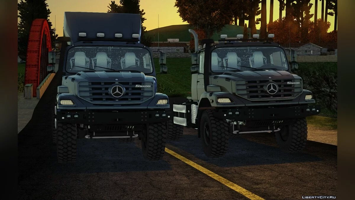 Mercedes-Benz Zetros 2733 Седельний тягач / GTA San Andreas