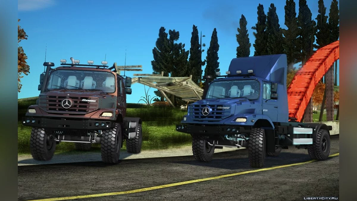 Mercedes-Benz Zetros 2733 Седельний тягач / GTA San Andreas