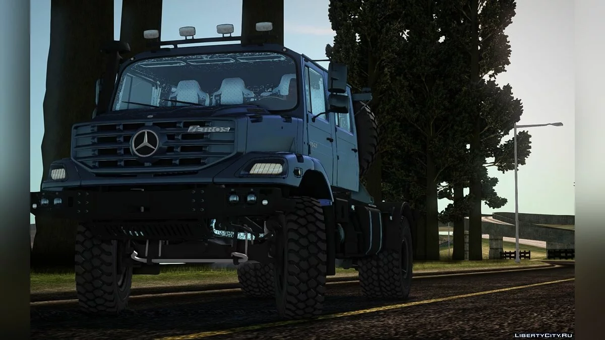 梅赛德斯-奔驰Zetros 3643 拖车 / GTA San Andreas