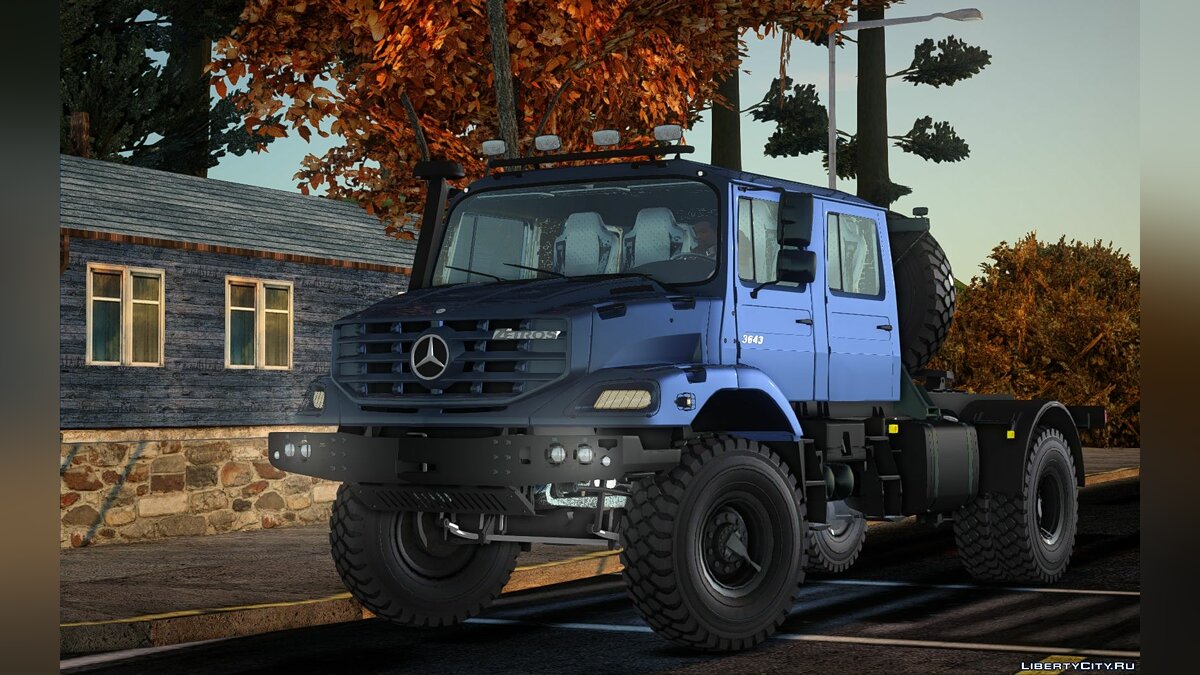 Mercedes Benz Zetros 6x6 автодом