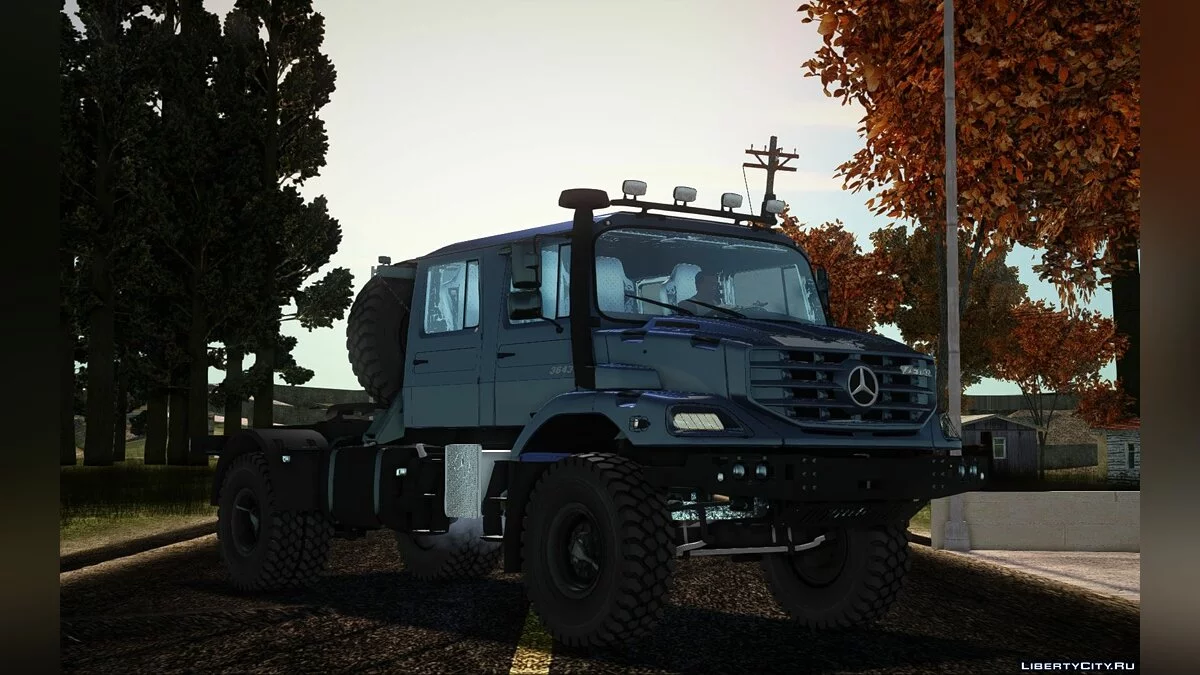 梅赛德斯-奔驰Zetros 3643 拖车 / GTA San Andreas