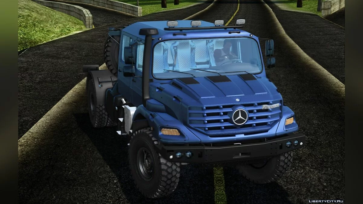 梅赛德斯-奔驰Zetros 3643 拖车 / GTA San Andreas