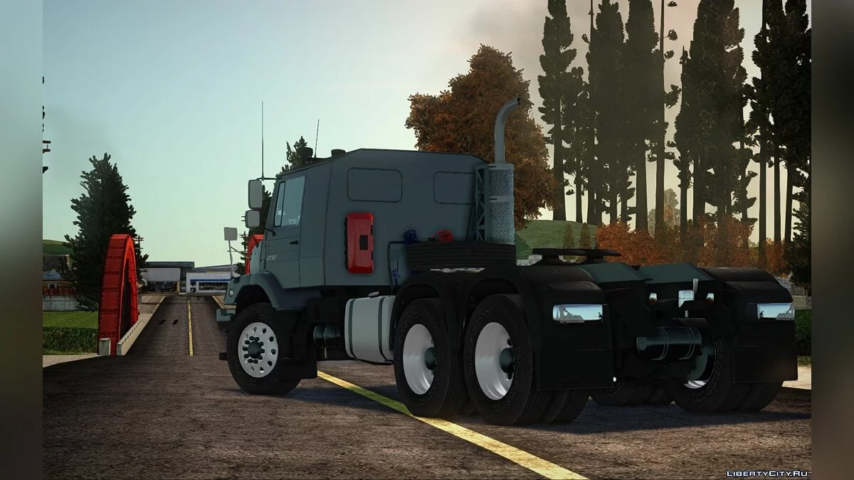 Mercedes-Benz Zetros Магистральный тягач + полуприцеп УЗСТ / GTA San Andreas