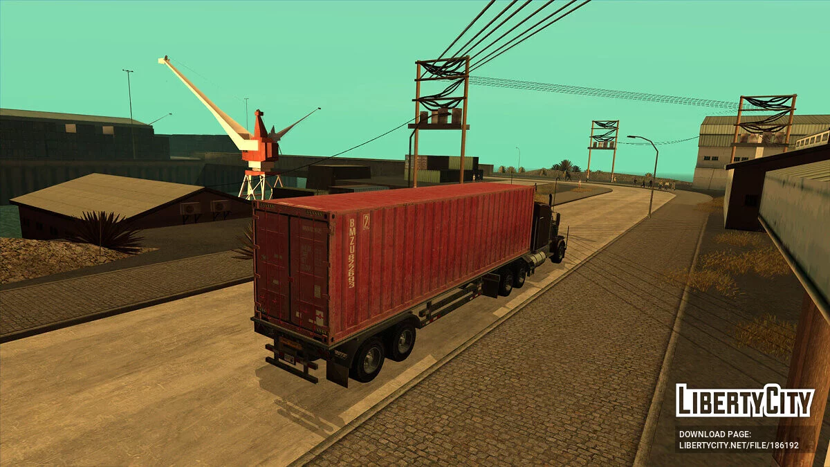GTA 5 Brute Cargo Trailer / GTA San Andreas