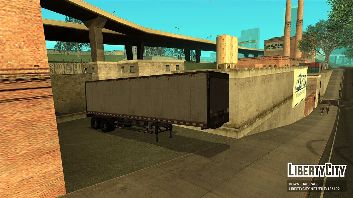 GTA 5 Brute Cargo Trailer / GTA San Andreas