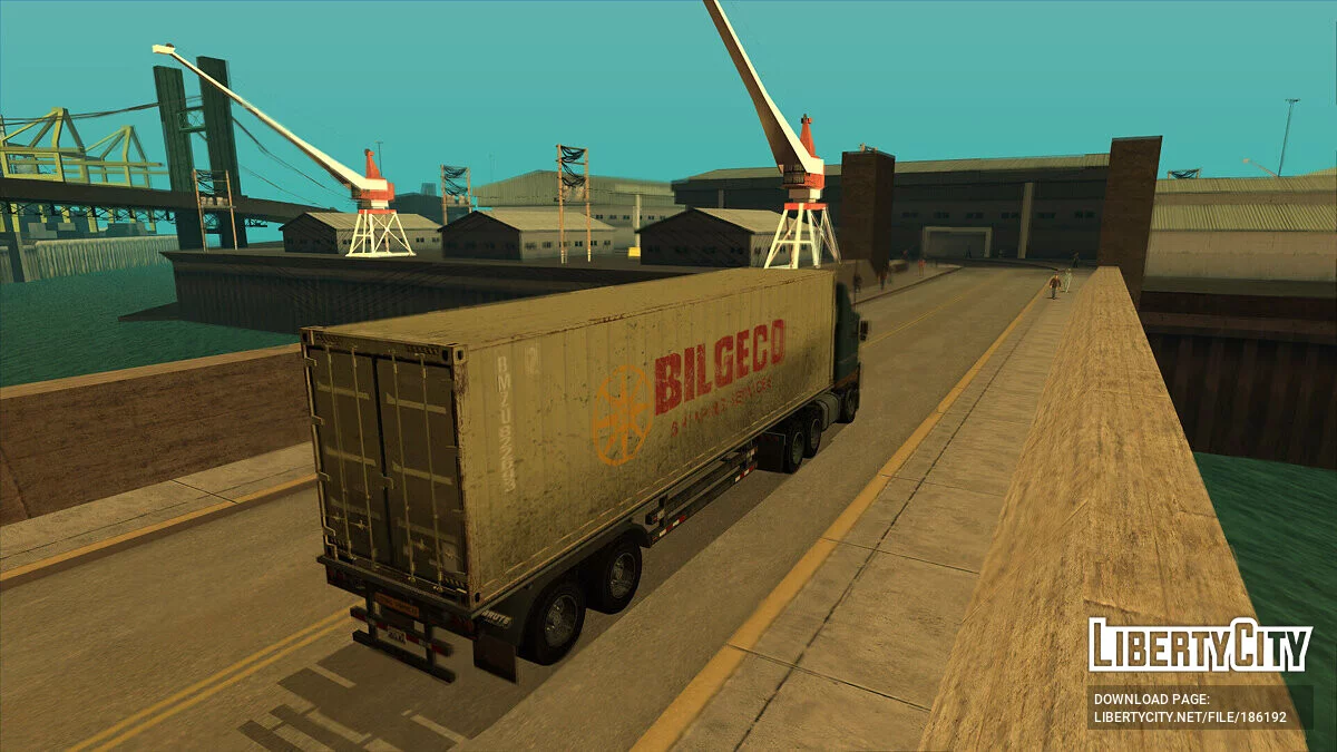 GTA 5 Brute Cargo Trailer / GTA San Andreas