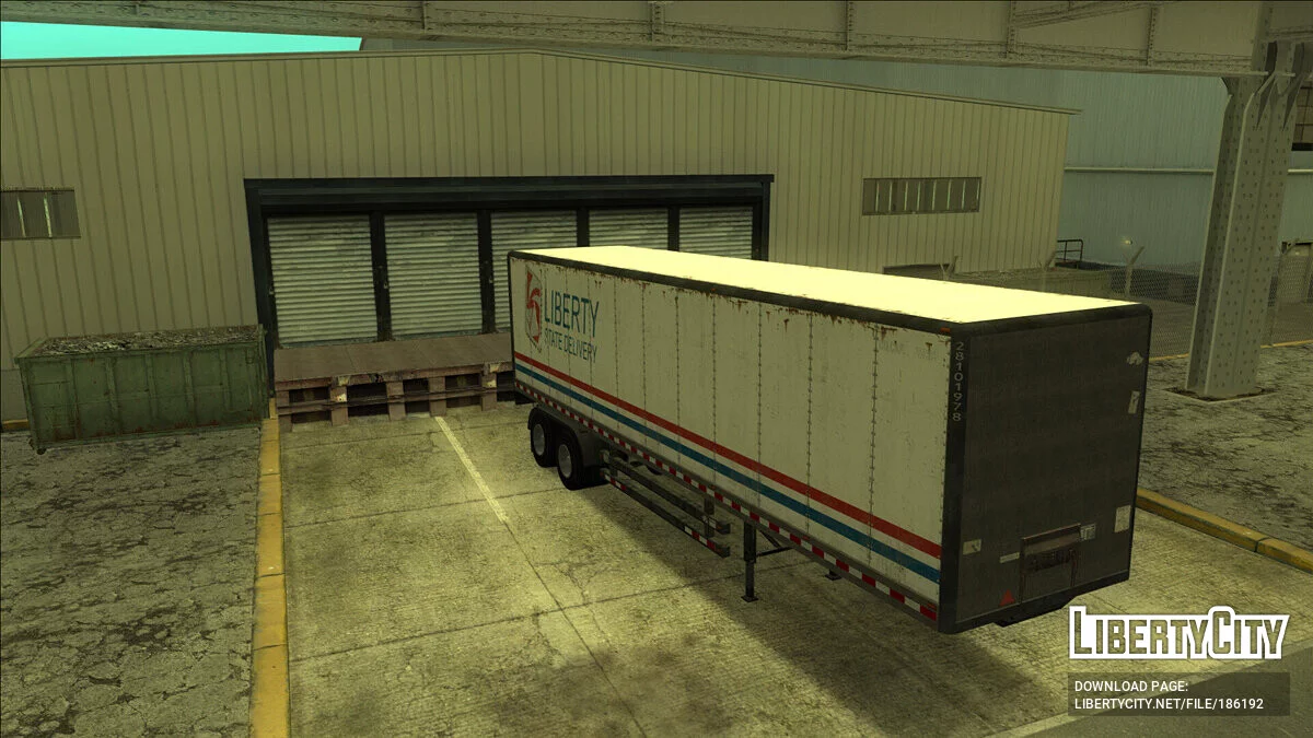 GTA 5 Brute Cargo Trailer / GTA San Andreas