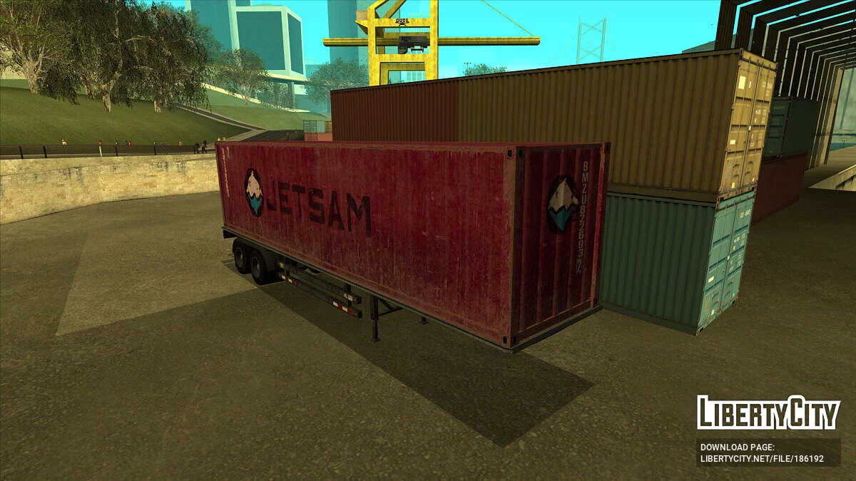 GTA 5 Brute Cargo Trailer / GTA San Andreas