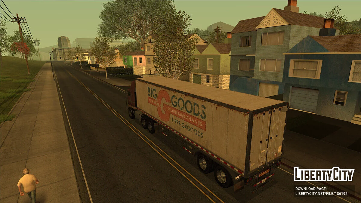 GTA 5 Brute Cargo Trailer / GTA San Andreas