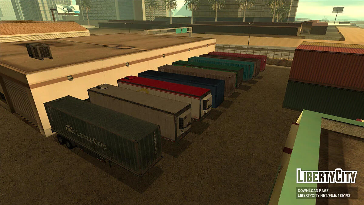 GTA 5 Brute Cargo Trailer / GTA San Andreas
